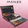 Kép 2/19 - Painting set in a suitcase - 129pcs Maaleo 21644