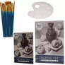 Kép 4/19 - Painting set in a suitcase - 129pcs Maaleo 21644