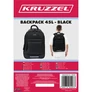 Kép 2/16 - 45L Backpack - Black Kruzzel 24526