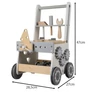 Kép 3/18 - Wooden workshop 3in1 Kruzzel 24758