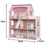 Kép 2/14 - Kruzzel 26364 Wooden Dollhouse