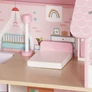Kép 9/14 - Kruzzel 26364 Wooden Dollhouse