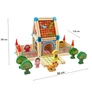 Kép 4/14 - Construction blocks - house 268 pieces Kruzzel 26452