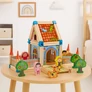 Kép 8/14 - Construction blocks - house 268 pieces Kruzzel 26452