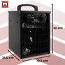 Kép 3/8 - Kaminer 26072 electric heater