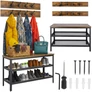 Kép 1/9 - Shoe rack with hanger 73cm Ruhhy 27037