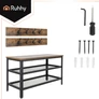 Kép 7/9 - Shoe rack with hanger 73cm Ruhhy 27037