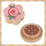 Kép 6/13 - Children's tea set + Kruzzel 26418 cake stand