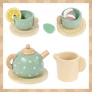 Kép 9/13 - Children's tea set + Kruzzel 26418 cake stand