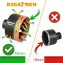 Kép 4/15 - Diamond hole saws - set of 7 Bigstreen 27080