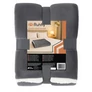 Kép 2/11 - Double-sided blanket 150x200cm dark gray Ruhhy 26292