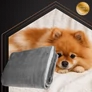 Kép 7/11 - Double-sided blanket 150x200cm dark gray Ruhhy 26292