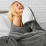 Kép 9/11 - Double-sided blanket 150x200cm dark gray Ruhhy 26292