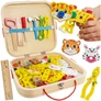 Kép 1/11 - Kruzzel 26581 Wooden Tool Box