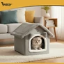 Kép 3/8 - Cat bed - gray house Purlov 25706