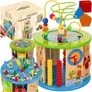 Kép 1/12 - Wooden educational cube Kruzzel 24670