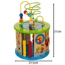 Kép 3/12 - Wooden educational cube Kruzzel 24670