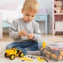 Kép 6/16 - Construction blocks - vehicles 100 pieces ISO TRADE