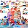 Kép 1/16 - Wooden blocks 115 pcs - city 23519