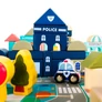Kép 10/16 - Wooden blocks 115 pcs - city 23519