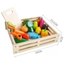 Kép 4/19 - Vegetables wooden chopping board 21942