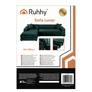 Kép 2/13 - Sofa cover 145-185cm green Ruhhy 26032