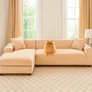 Kép 7/15 - Ruhhy 26184 beige sofa cover 190-230cm