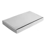 Kép 10/11 - Gray velvet pouf 60x30x30 cm Ruhhy 25994
