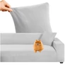 Kép 1/14 - Ruhhy 26035 light gray sofa cover 145-185cm