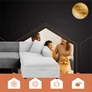 Kép 11/14 - Ruhhy 26035 light gray sofa cover 145-185cm
