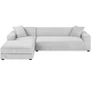 Kép 10/15 - Ruhhy 26182 sofa cover 190-230cm light gray