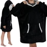 Kép 1/13 - XXL sweatshirt - blanket black Ruhhy 24403