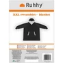 Kép 2/13 - XXL sweatshirt - blanket black Ruhhy 24403