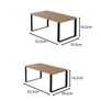 Kép 2/15 - Bamboo kitchen shelf - 2 pcs Ruhhy 25661