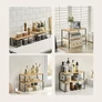 Kép 10/15 - Bamboo kitchen shelf - 2 pcs Ruhhy 25661