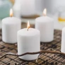 Kép 4/9 - White cylinder candle - set of 8