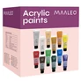 Kép 12/12 - Acrylic paints 12pcs 100ml Maaleo 20424