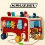 Kép 3/18 - Wooden elephant - Kruzzel 20349
