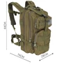 Kép 3/14 - Small green hiking backpack 23243