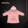 Kép 3/8 - XXL sweatshirt - pink blanket Ruhhy 26144