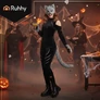 Kép 4/7 - 4-piece cat/fox costume, gray, Ruhhy 26247