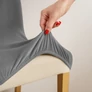 Kép 6/11 - Chair covers - 6 pcs. dark gray Ruhhy 25990