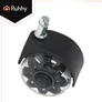 Kép 7/9 - Black swivel chair wheels 5 pcs Ruhhy26294