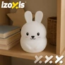 Kép 3/8 - RGB night lamp with remote control - rabbit Izoxis 26204