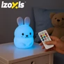 Kép 4/8 - RGB night lamp with remote control - rabbit Izoxis 26204