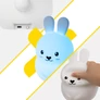 Kép 8/8 - RGB night lamp with remote control - rabbit Izoxis 26204