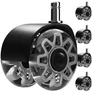Kép 1/9 - Gray swivel chair wheels, 5 pcs. Ruhhy 25280