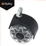Kép 7/9 - Gray swivel chair wheels, 5 pcs. Ruhhy 25280