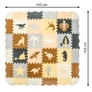Kép 4/6 - Hab puzzle szőnyeg / játszószőnyeg 36el. dinoszauruszok 143cm x 143cm x1cm