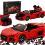 Kép 1/6 - RC car 1:14 AUDI R8 Spyder tégla RC car 1:14 AUDI R8 Spyder téglák